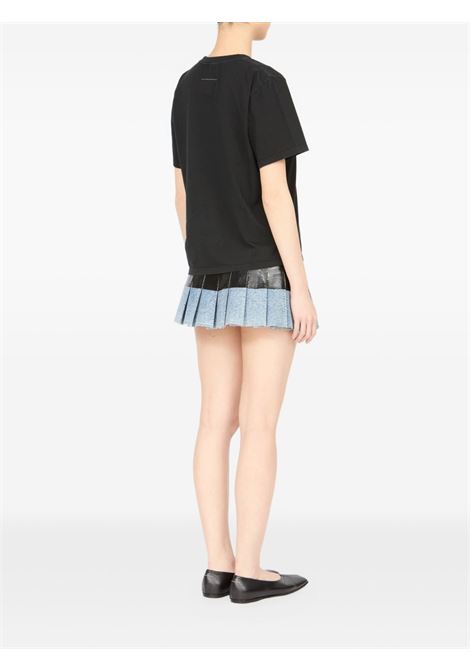 sticker t-shirt woman black MM6 MAISON MARGIELA | S62GD0210 M20115900